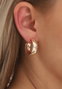 Heliophilia Silver Pendientes Dorados YDKP2036